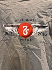 2016 AirVenture Oshkosh T-Shirt U.S. Air Force Planes 75 Years Medium