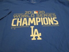Los Angeles Dodgers T-Shirt – Blue – 2XL – World Series Champs