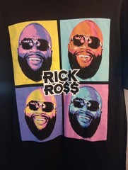 Rick Ro$$ Supa Freak Graphic Shirt Size Large