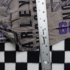 Vintage Harley Davison biker Hawaiian style all over print button up Shirt 2XL