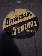 universal studios florida hollywood adult xl logo t shirt 1912 amusement park