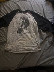 Vintage ‘What’s On A Man’s Mind’ Dr. Sigmund Freud Graphic Raglan Baseball Tee S