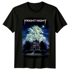 Fright Night (1985) Movie Poster Inspired T-Shirt Retro Tee Unisex