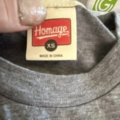 Homage Men’s Gray Cincinnati Bear Graphic Crew Neck Tee Short Sleeve XS