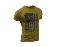 Men’s USA Flag American Flag Distressed US Flag Patriotic Shirts For Men