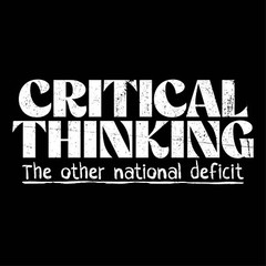 Critical Thinking Sarcastic Humor Graphic Tee Gift For Men Novelty Funny T Shirt
