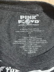 Pink Floyd 1973 The Dark Side of the Moon Live On Stage Tour Men T-Shirt Size L