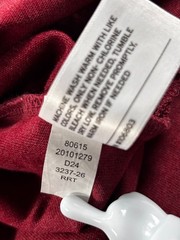 Duluth Trading Co Longtail T-Shirt Mens Sz Large Short Sleeve Red Pocket Tee