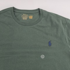 Polo Ralph Lauren Custom Slim Fit T-shirt Pony Logo Mens LARGE L Green Top NEW
