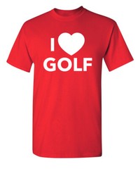 Golf Is Lovely Sarcastic Humor Novelty Super Soft Ring Spun Funny T Shirt