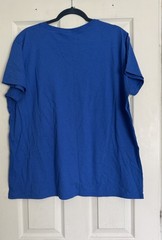 NWOT Fanatics Womens Blue Air Force AF Graphic Logo Sleeve T-Shirt 2XL