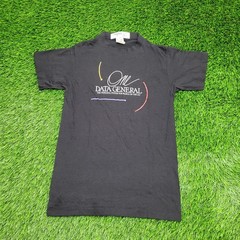 Vintage 80s Data Computer Shirt Teens Medium 16×25 USA