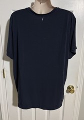 Nobull Short Sleeve T Shirt Mens 2XL Blue Lightweight Stretch Workout Spellout