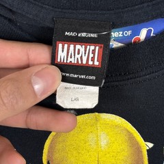 Marvel T-Shirt Men’s L Black Superhero Charecters Movie TV Promo Cut Tag