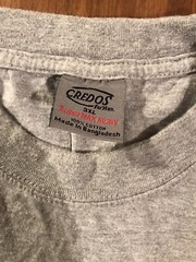 Credos For Men “Liberty Truth” Crest Design Mens 3XL Gray Tshirt. EUC