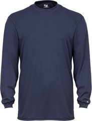 Badger Sportswear B-Core Long Sleeve T-Shirt (4104) NEW, Navy
