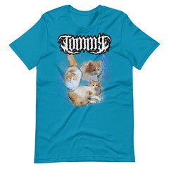 Custom Pet Portrait Comfort Tee Personalized Dog Cat Photo Shirt Gift