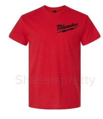 Milwaukee, tools clothing, men’s Milwaukee shirt size S-XXL multiple colors