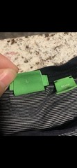 Hugo Boss V-Neck T-Shirt Striped Slim Fit Logo Designer Luxury Cotton Large Mens