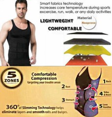 Men’s Compression Body Shaper Sports Vest Slimming Shirt Simple Classic Tank Tee