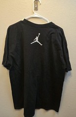 Air Jordan Gray Wings Puff Applique Logo Nike Tee XL