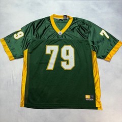 Vintage Starter Football Jersey #79 Size 2XL Green Yellow Mesh XXL Practice Y2K