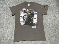2015 Jason Aldean Gray Small Concert Tour Shirt Country Western Cowboy Rodeo