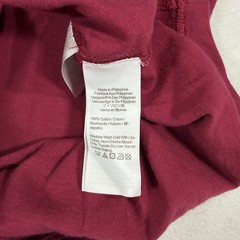 J.Crew Shirt Men Large Red Relaxed Fit Oarsman Essential Tee Basic Solid