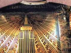 Empire State Building Lobby ESB Graphic Men’s T Shirt Made in USA Art Deco Multi