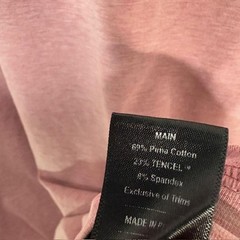 Public Rec Shirt Mens 2XL Pink Stretch Pima Cotton Tencel Crewneck Tee Casual