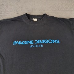 Imagine Dragons Evolve Shirt Album Crew Neck Short Sleeve Blue Adult Large