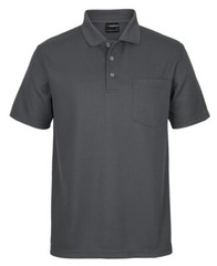 Jb’s wear Podium Textured Waffle Pocket Polo With Cool Moisture Wicking Fabric
