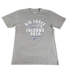 Nike Air Force Falcons 2014 Football Camp T-Shirt Heather Grey Just Do It Mens S