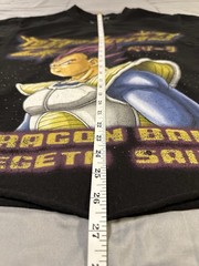 Dragon Ball Z x Hypland Vegeta Saiyan Graphic T-Shirt Mens Size Large Cropped
