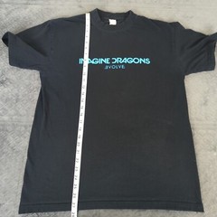 Imagine Dragons Evolve Shirt Album Crew Neck Short Sleeve Blue Adult Large
