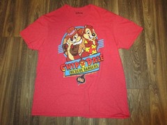 Disney Chip N Dale Rescue Rangers Shirt Mens XL Red cartoon Graphic tee