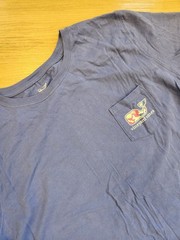Vineyard Vines Blue Short Sleeve Pocket T-Shirt with Camo Whale Logo