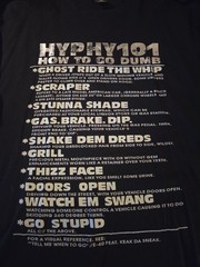 Y2k HYPHY 101 How To Go Dumb T Shirt 4xl Tall Tee