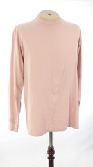 Colorful Standard T Shirt Organic Cotton Pre Washed Pale Pink Long Sleeve Size L