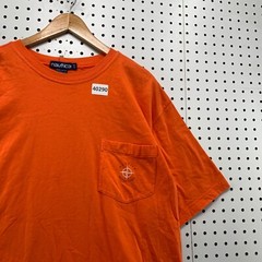Vintage 90s Nautica Orange Sportsman Club Shirt Mens Large Oak Park Hunting