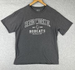 Hard Work U. Bobcats College of the Ozarks Point Lookout, MO Unisex T-Shirt (L)