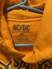 AC/DC Band JAPAN concert tour Hoodie Sweatshirt Size M