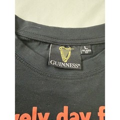 Guinness Mens Black Toucan Graphic T-Shirt Lovely Day For A Guinness Relaxed L