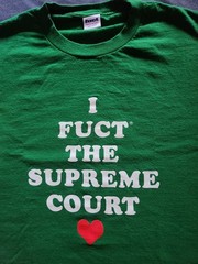 Fuct ” I Fuct The Supreme Court ” XL T Shirt