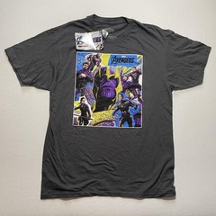 Marvel Avengers Shirt Mens Large Endgame Movie Comic Thanos Promo New