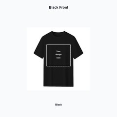 Custom Team T-Shirt Upload Logo Photo Text Front Back Cotton Tee