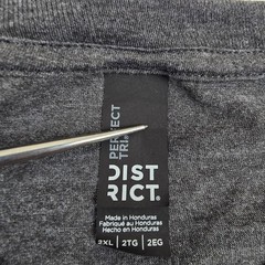 Carhenge Alliance Nebraska Graphic T-Shirt District Perfect Tri Dark Gray 2XL