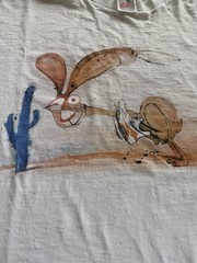 Vintage Nike Ralph Steadman Grey Tag T Shirt 90’s Air Max 180 Promo Very Rare L