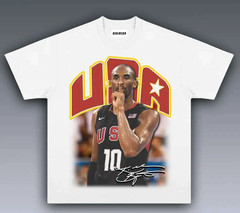 USA Kobe Vintage Style T Shirt 100% Cotton Basketball Star Tee