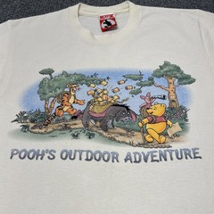 VTG Pooh’s Outdoor Adventure Embroidered Applique Single Stitch USA RARE GRAIL